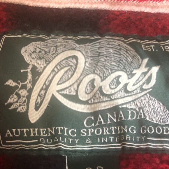 Roots Canada Plaid Sweater (Black/Red) - Picture 3 of 5